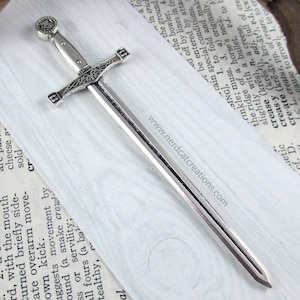 Medieval Sword Bookmark Blank, Bookish Gift, Literary Accessories, Gifts for Readers, Bookworm, Fantasy Gifts