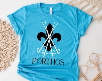 Porthos Musketeer Shirt, The Three Musketeers, Alexandre Dumas, Book Shirt, Literary Shirt, Bookish Things, Reader Clothing