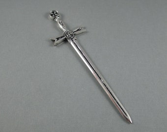 Templar Sword Bookmark Blank, Bookish Literary Reader Bookworm Book Lover Reading Fantasy Gifts