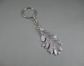 Ranger Oak Leaf Key Chain, Gifts for Readers, Bookish Literary Book Lover Bookworm Reader Gift