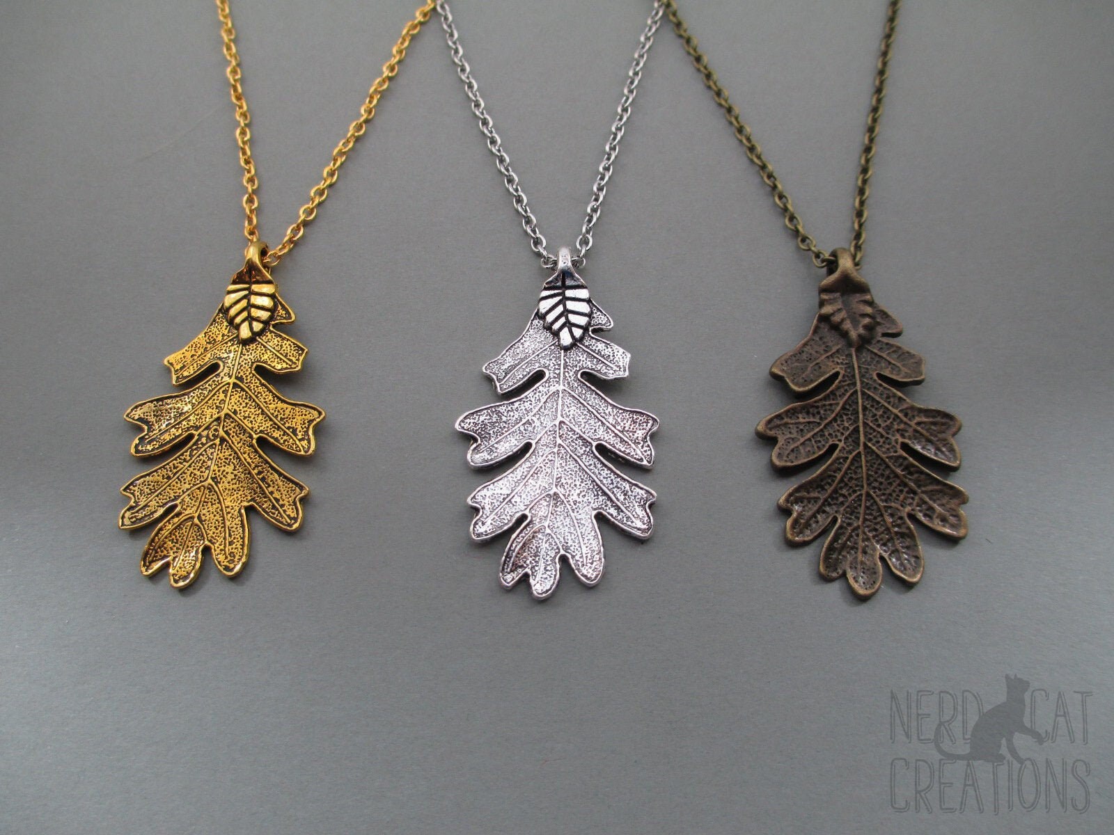 oak leaf pendant