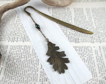 Ranger Bronze Oak Leaf Metal Bookmark, Bookish Gift, Literary Accessories, Gifts for Readers, Bookworm, Nature Gifts