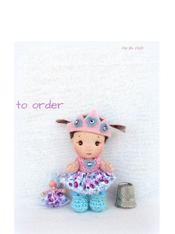 miniature cloth dolls
