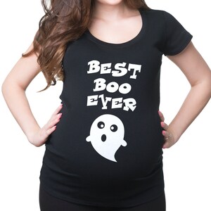 Halloween Pregnancy T-shirt  Costume  Perfect Halloween Costume Alternative T-shirt Maternity Best Boo Ever Maternity Tee