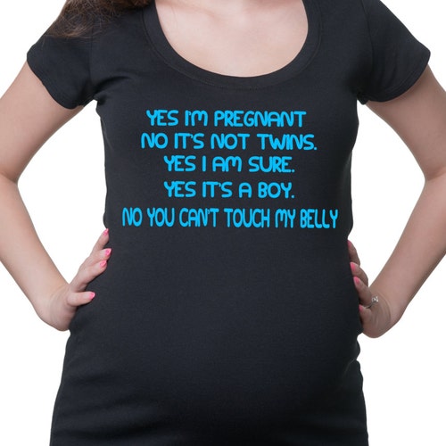 Funny Pregnancy T-shirt maternity Tee Shirt top Gift for pregnant wife Shirt 