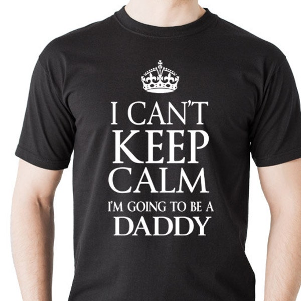 Keep Calm I'm Gonna Be a Daddy Again T-Shirt Dad to Be Gift