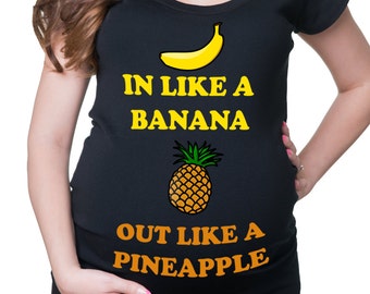 pineapple maternity shirt