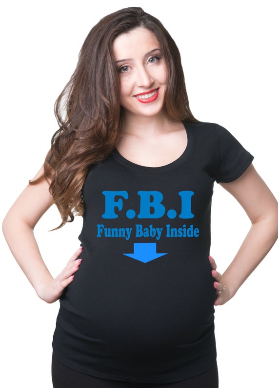 Maternity T Shirts Tee Funny BABY INSIDE T-shirt FBI Inspired - Etsy Canada Maternity T Shirts Tee Funny BABY INSIDE T-shirt FBI Inspired - Etsy Canada