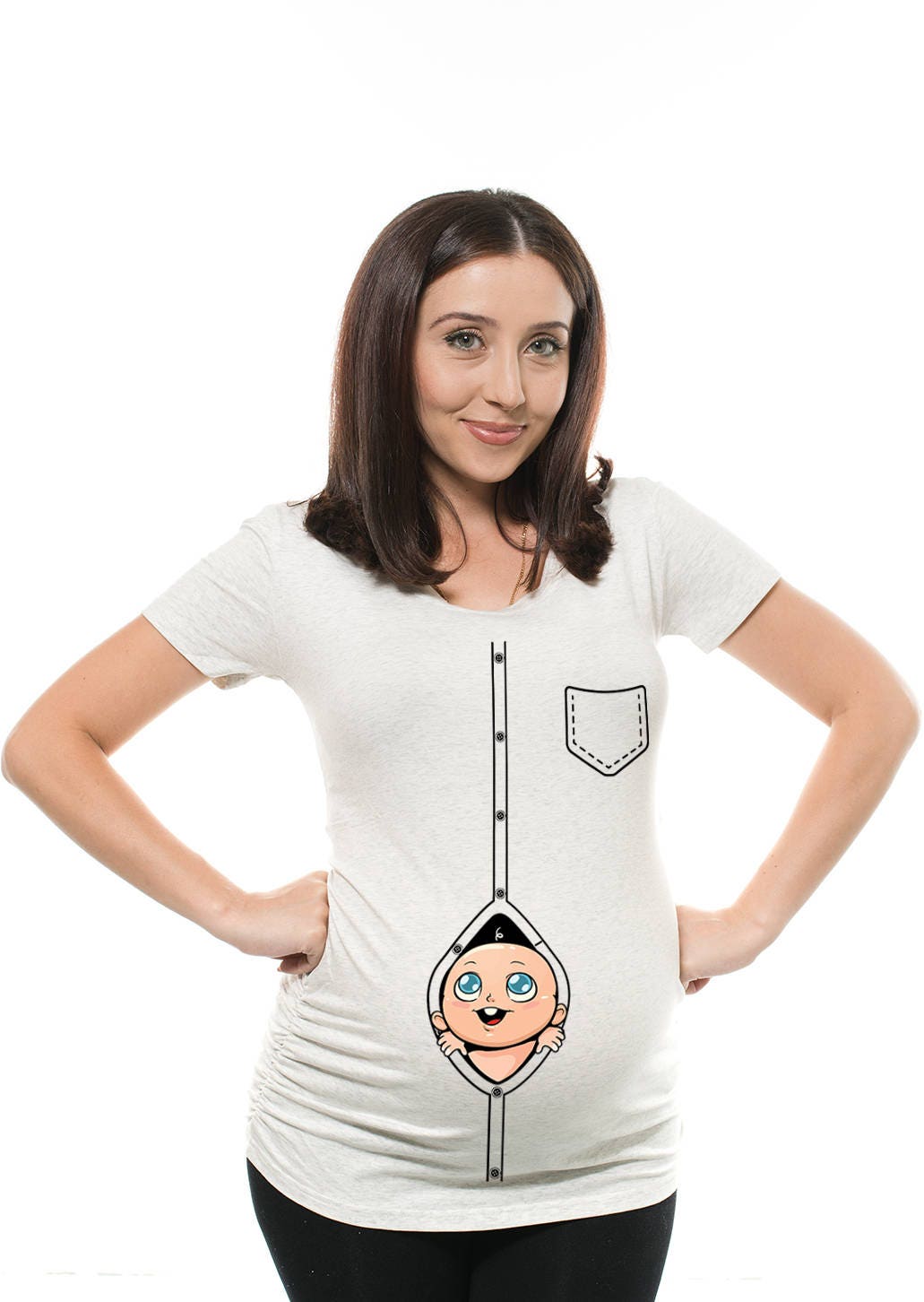 Pregnancy Shirt Pregnancy Announcement Maternity Funny T-shirt | Etsy
