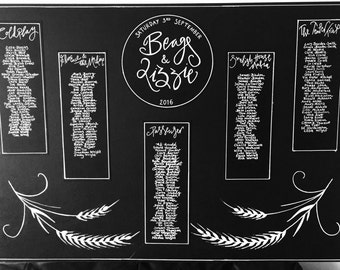 Giant Made to Order Table/Seating Plan