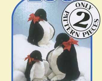 Penguin Family 2-piece pattern PDF by Carols Zoo - perfect craft project for Beginners and Kids! Easy and fast - clear instructions!