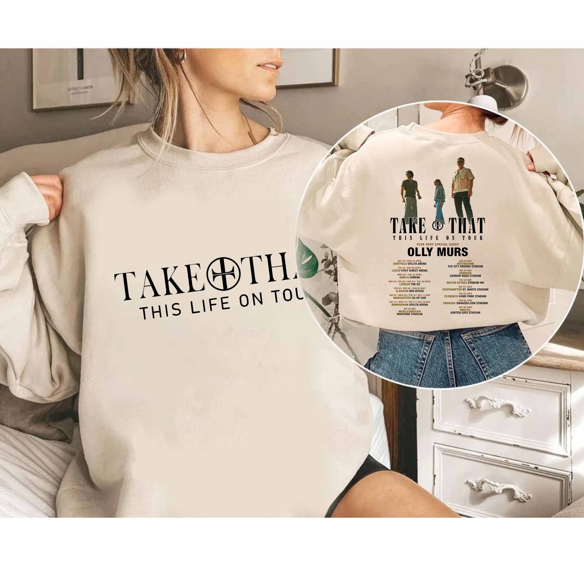 Discover Take That This Life on Tour 2024 Sweatshirt, Take That Band Fan Gift