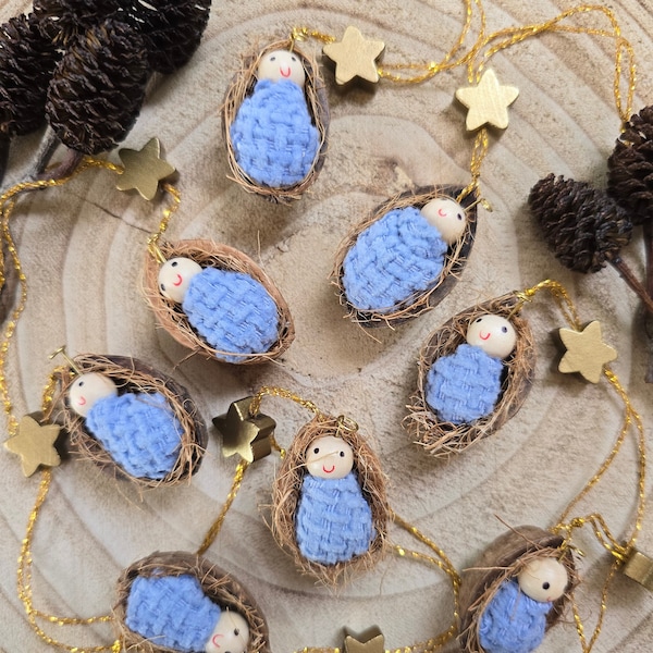 Baby Jesus Manger Crib Etsy