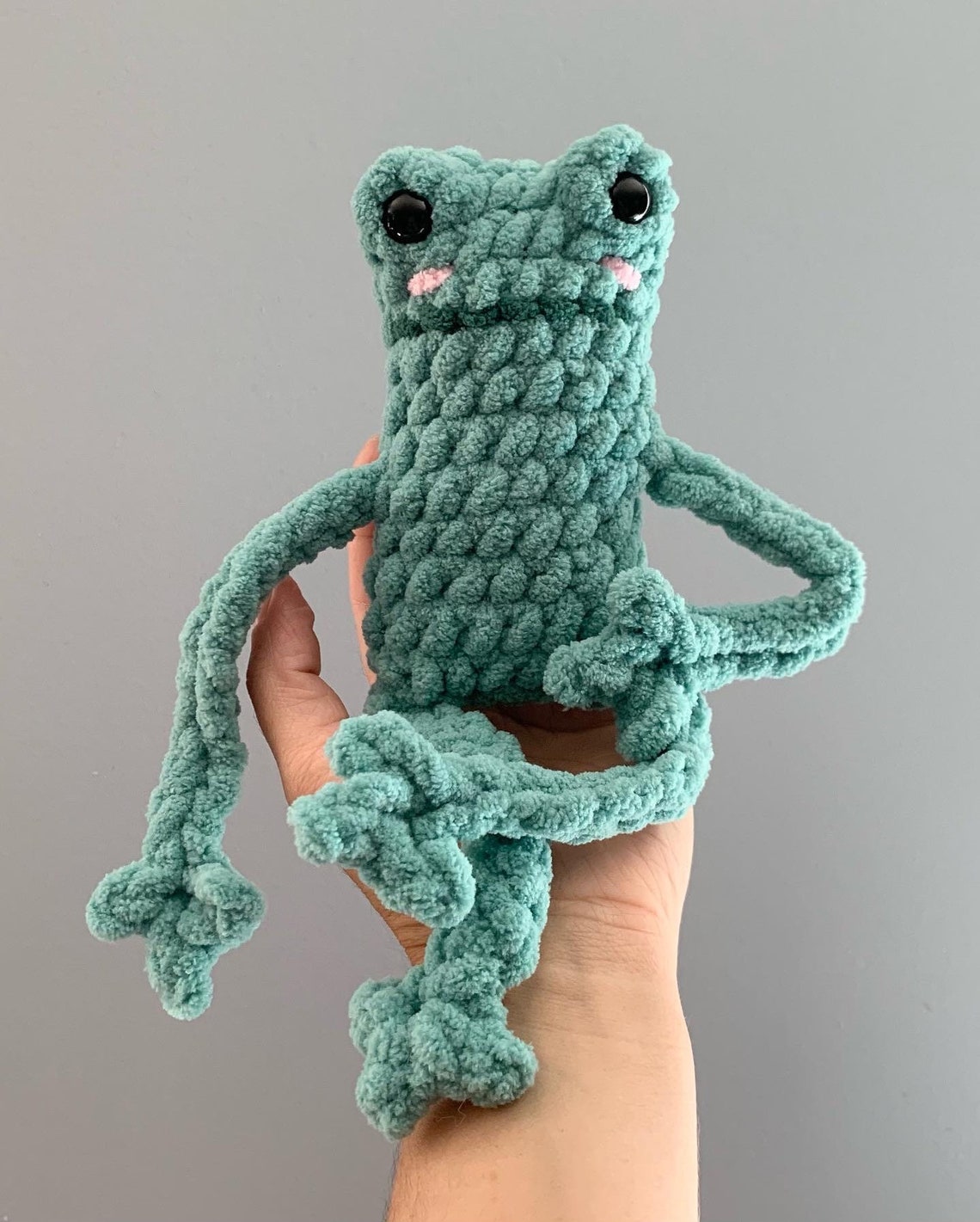 Leggy Froggy Frog Amigurumi Frog Toy Frog Stuffed Animal Etsy
