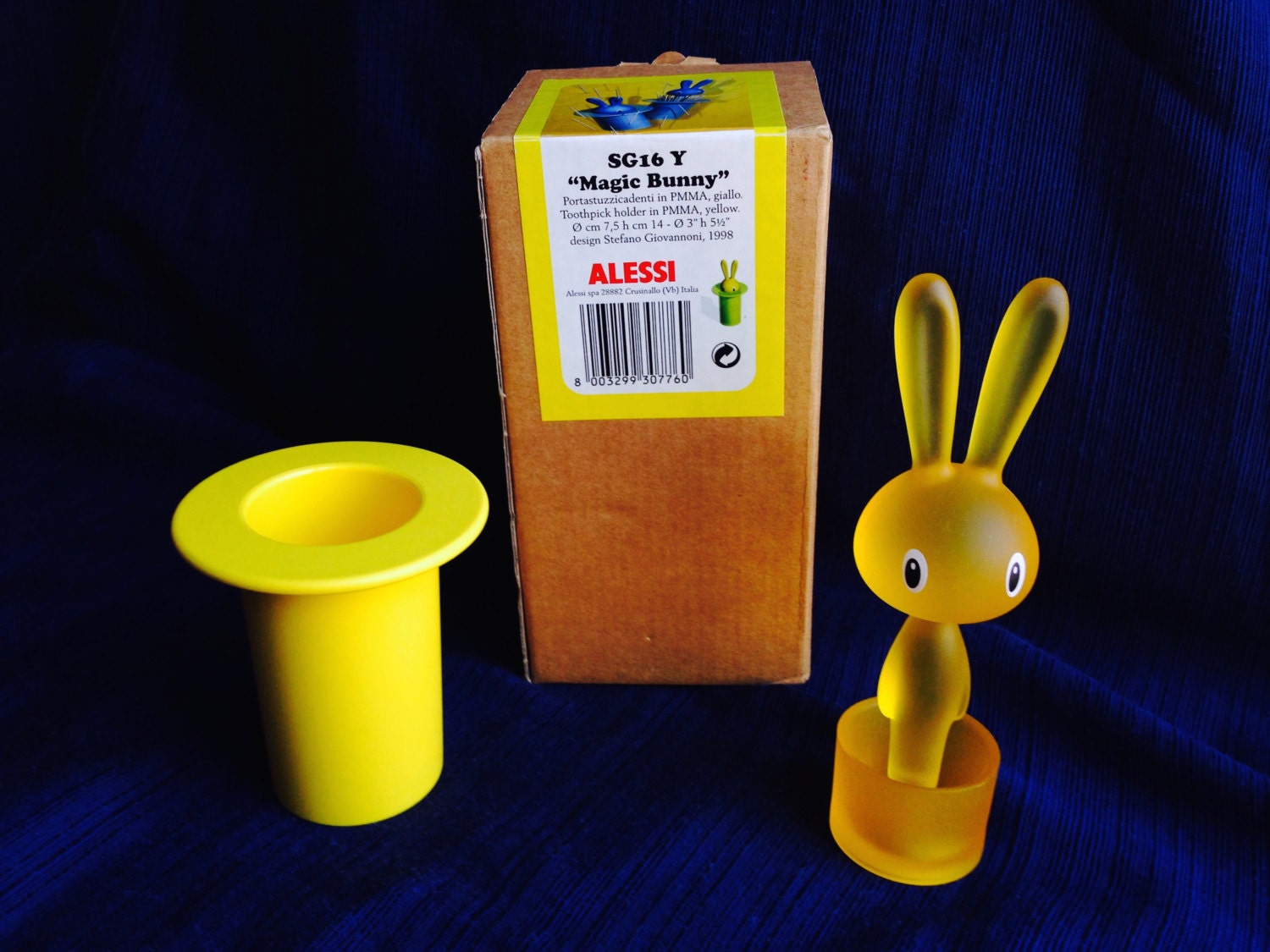 A DI ALESSI Magic Bunny Toothpick Holder Toothbrush Cover Etsy
