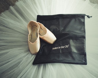 Ballet in the City Mesh Pointe Shoe Bag