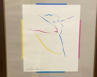 Rare Framed Ballet Art