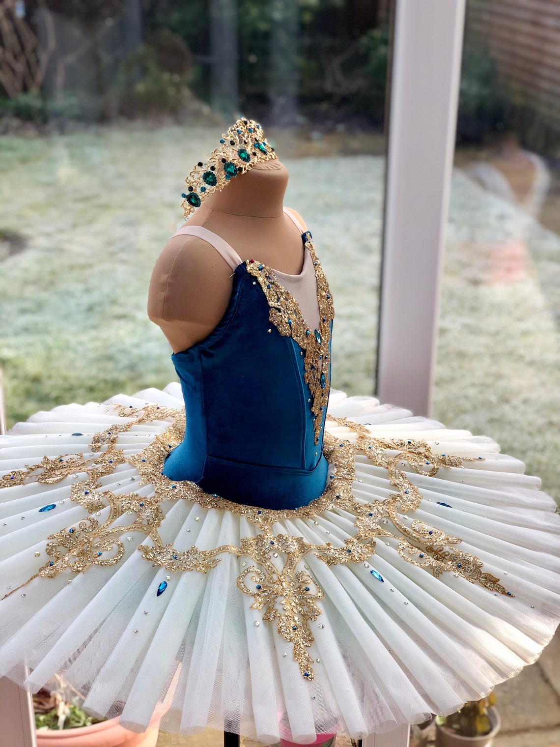 Petrol samt Elfenbein und Gold funkelnde Stretch | Etsy