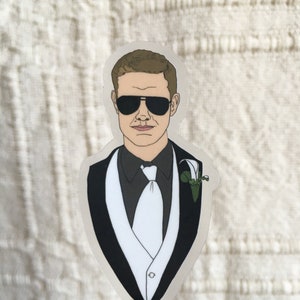 クリア Mr. McLuskie ステッカー - 3 インチ