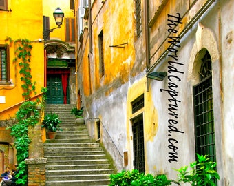 Side streets in Rome