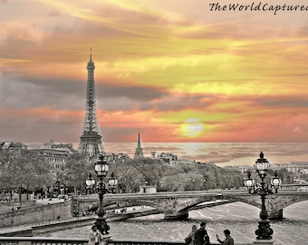 Paris Spring In Water