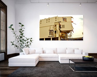 LAST ONE - The Press Box Once Stood Here: Tearing Down The Old Tiger Stadium (three-piece canvas)