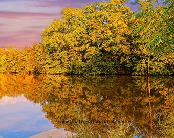 Reflecting Fall Evening