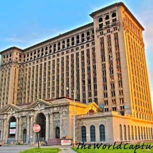 Detroit Mat Print: Grand Central Station - Detroit