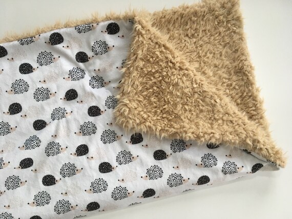 hedgehog baby blanket