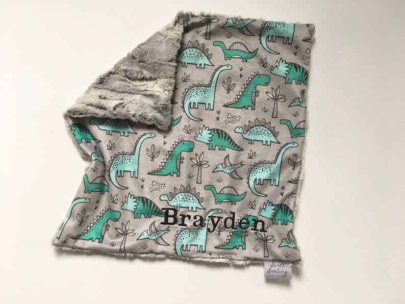 Dinosaur lovey security blanket. Baby lovey security Blanket Etsy