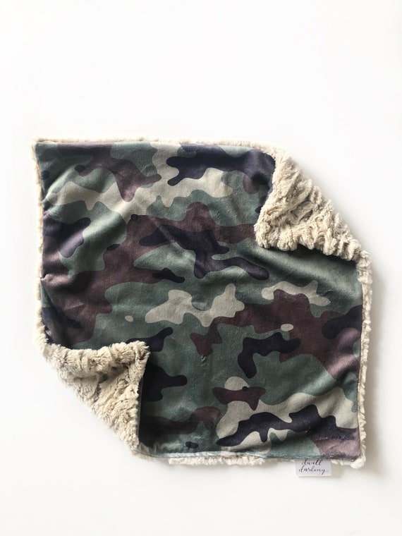camouflage baby blanket