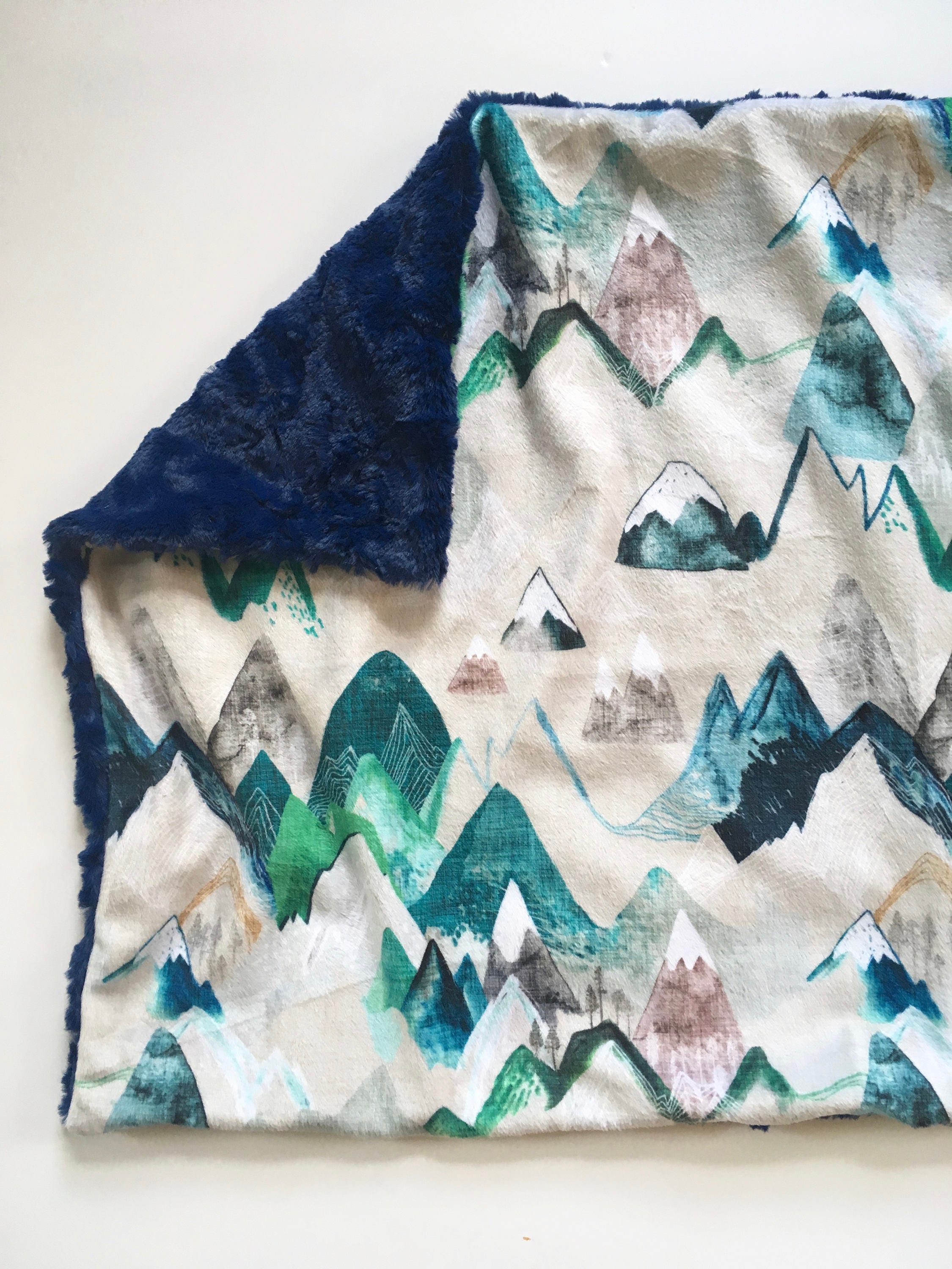Mountain Baby Lovey Security Blanket Mountain Blanket Blue Etsy Mountain Baby Lovey Security Blanket Mountain Blanket Blue Etsy