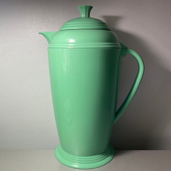 Fiesta Sea Mist Green plastic thermos / carafe /  Genuine Fiesta Accessories