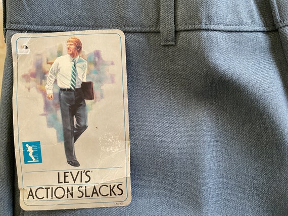 Levi’s Action Slacks NWT 1987 36x34 gray - image 1