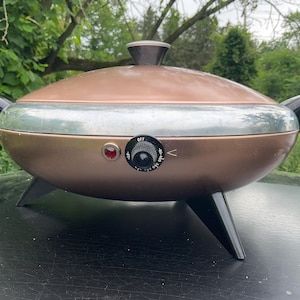 Cory Party Chef atomic electric skillet mid century MCM