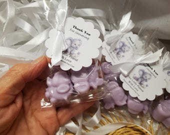 Baby Elephant Soap Favors, Baby Shower Gift favors , Handmade Elephant Soaps, Party Favors, Birthday Gift