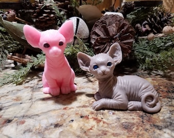 stuffed sphynx cat