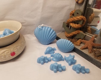 Fragrant Fish Wax Melts, Beach Theme Wax Melts, Party Favors, Shower Favors,  Mother's Day