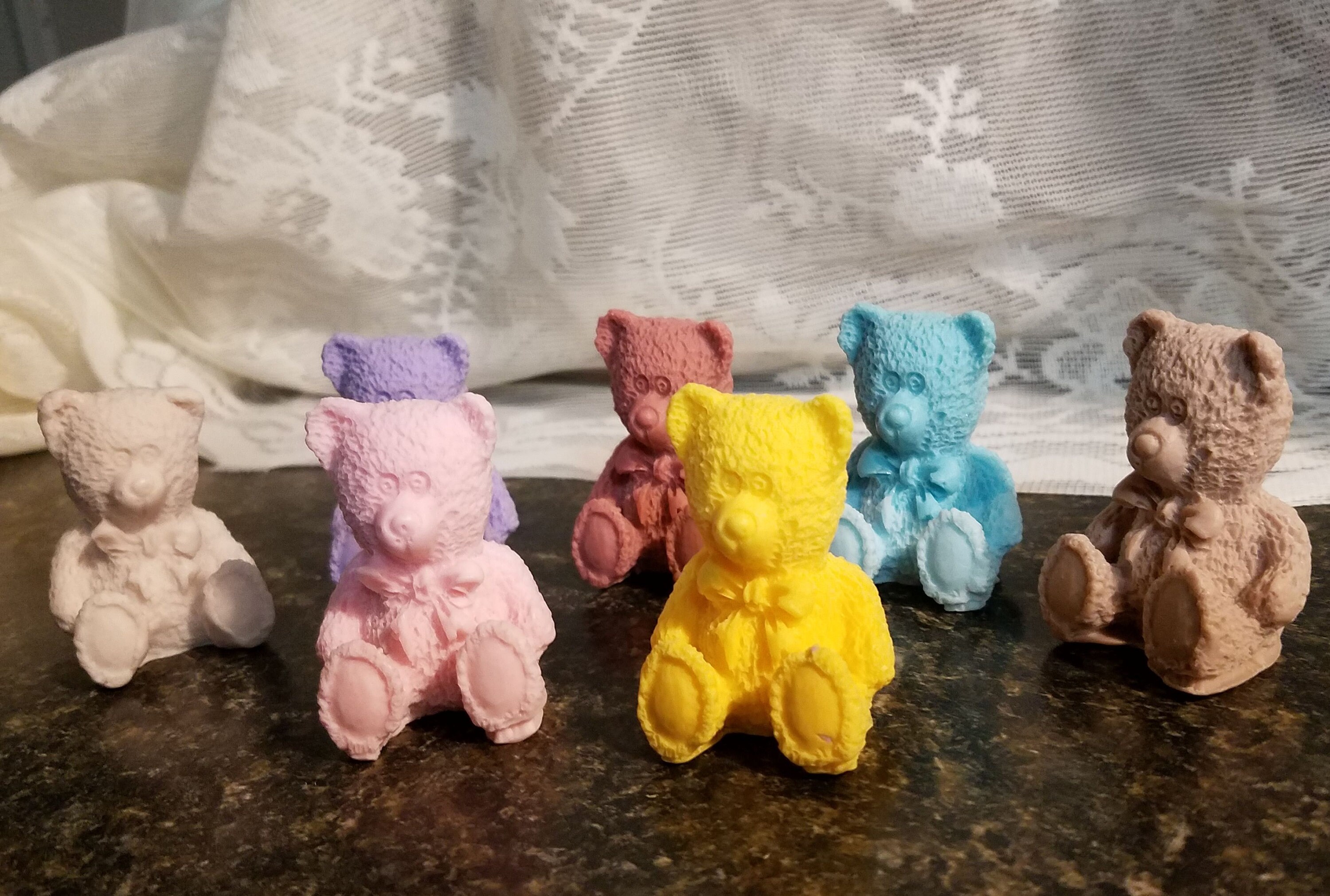 10 Adorable Tiny Teddy Bear Soaps for Baby Shower Favors or Etsy