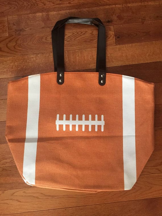 Personalized Football Print Tote Bag with FREE Personalized Etsy