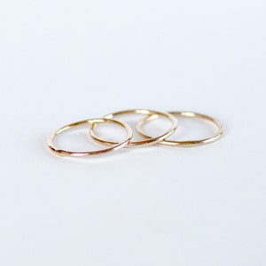 Gold Stacking Ring Set, Silver Layering Ring, Midi Rings, Boho Jewelry ...