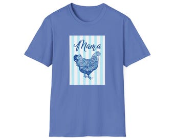 Mama Hen Chicken T-Shirt | Farm Summer Cute Poultry Tee