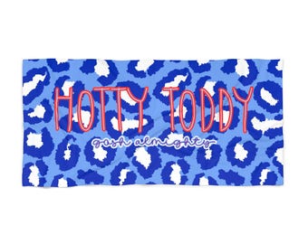 Hotty Toddy Ole Miss Oxford Gosh Almighty powder blue Vacation Beach Towel | College, Pool, Summer