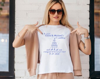 CUSTOM Bridal Party Bridesmaids Bride Wedding Guest Lousy Tee shirt favor Bachelorette Party