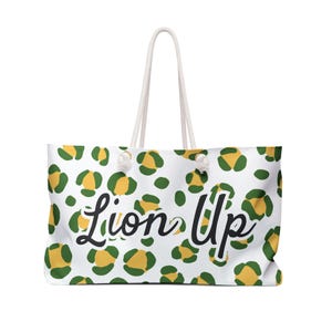 Lion Up Tailgate Louisiana Lions Hammond College University Southeastern Weekender Bag