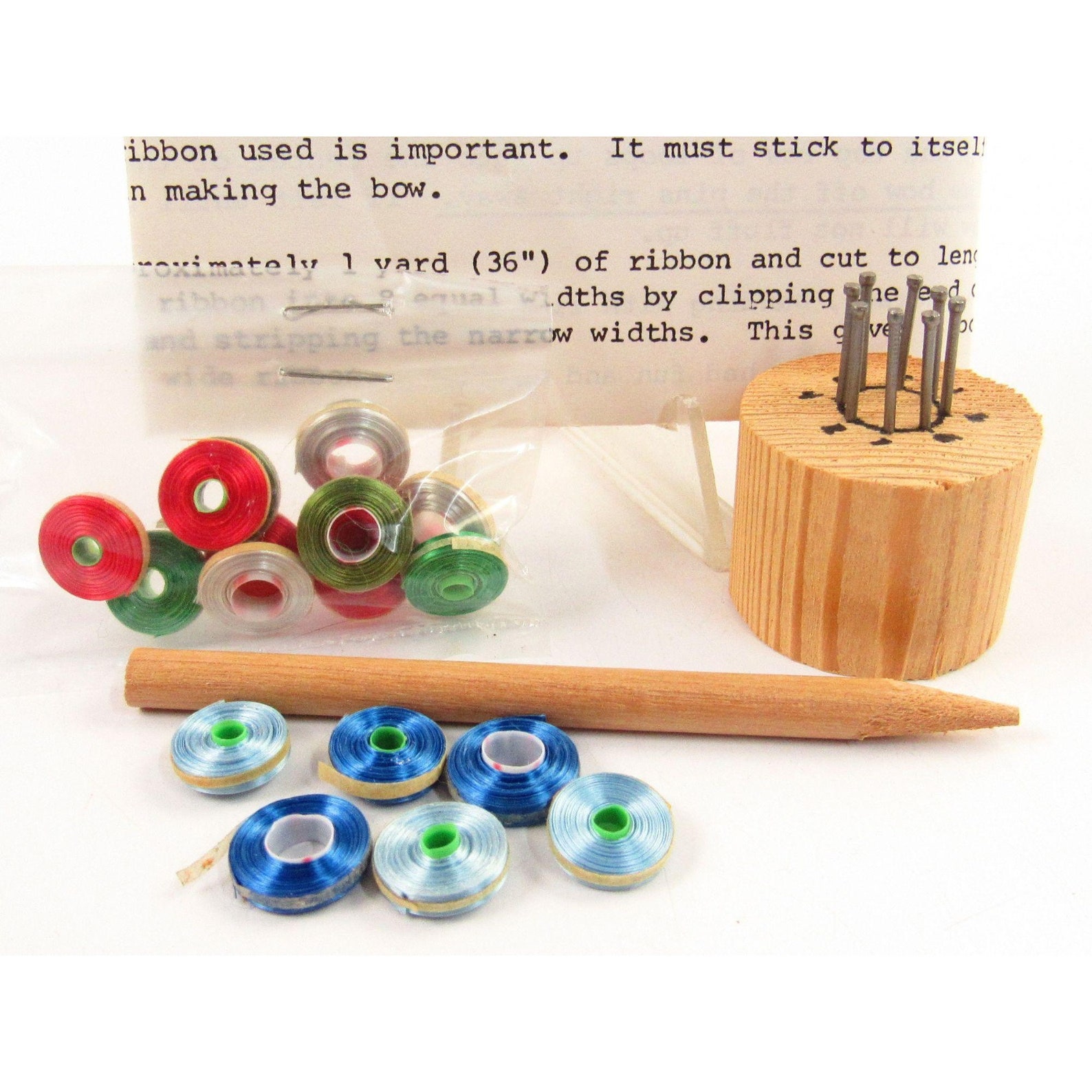Miniature Magic Bow Maker Ribbon Bow Making Kit for Dollhouse Etsy