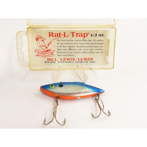 Vintage Rat L Trap Rattle Trap Fishing Lure Bill Lewis Lures L143 