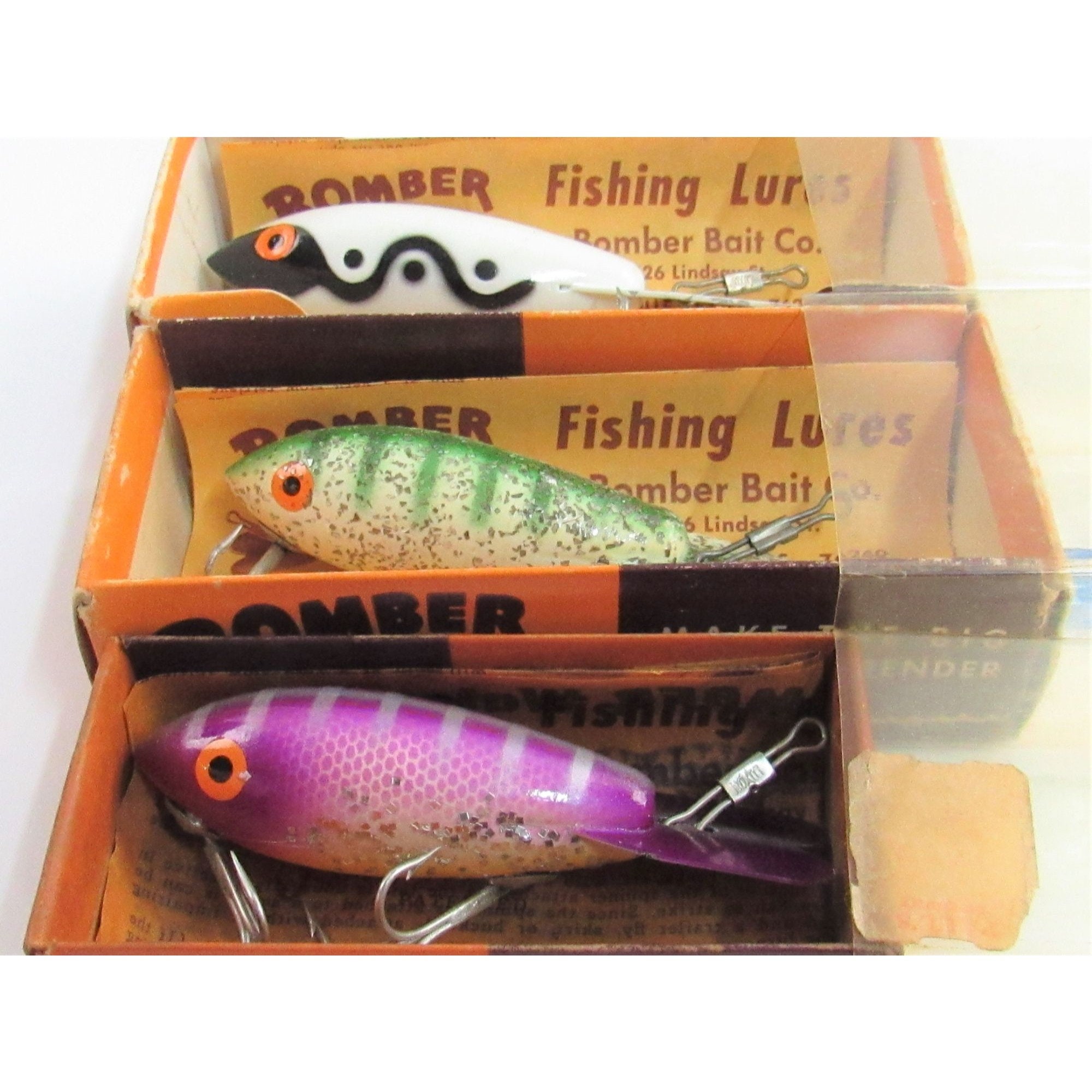 Bomber Fishing Lures Coach Dogs Trio 1 Plastic, 2 Wood Crank Bait