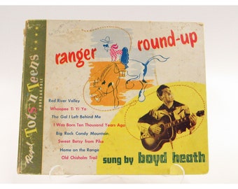 Regal Tots N’ Teens Ranger Round-Up Record Set Sung By Boyd Heath D084