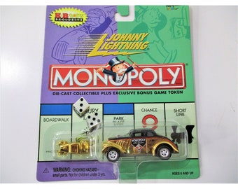 Johnny Lightning Monopoly Willys Gasser with Token Playing Mantis TC1659